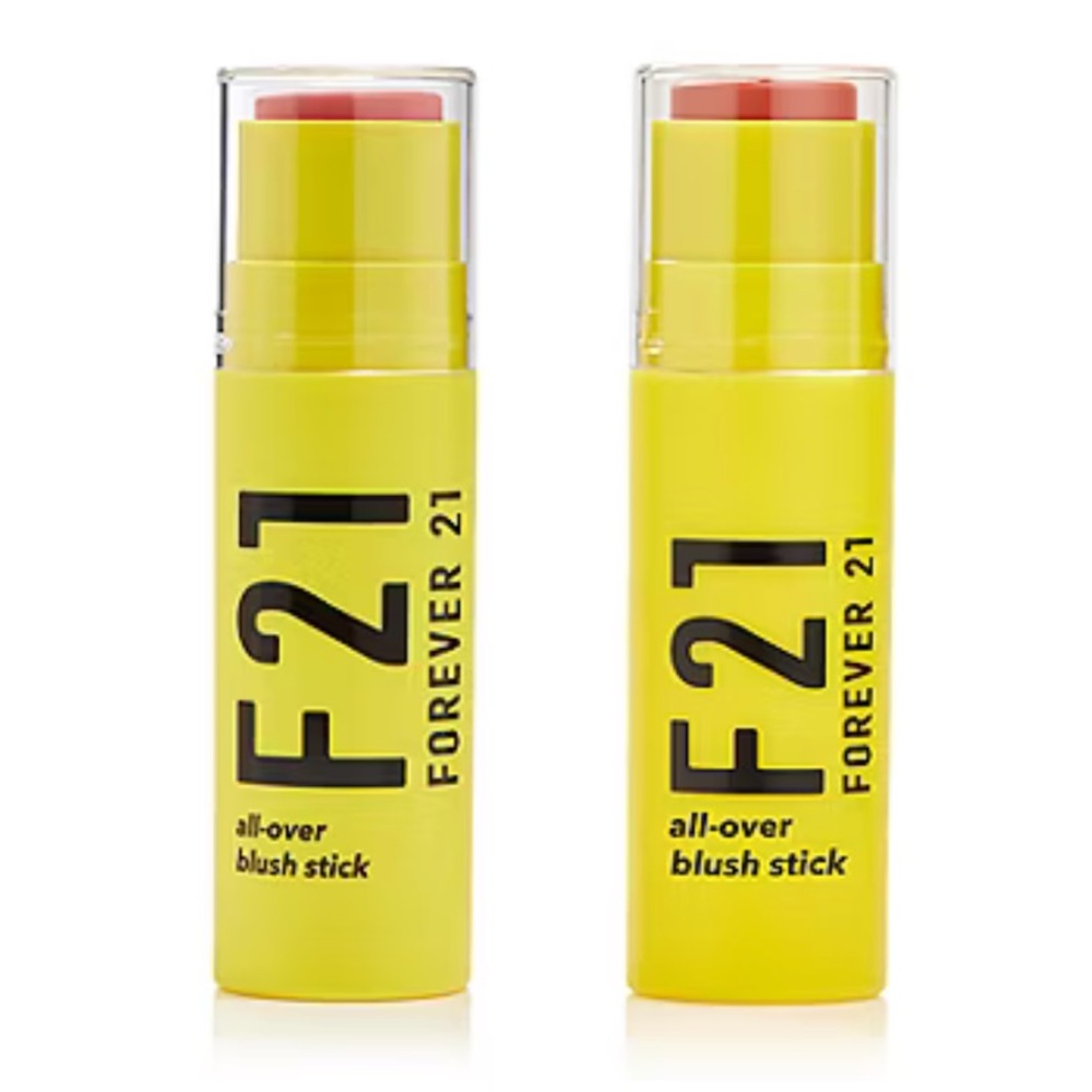 NWT 1 set of 2 Forever 21 All Over blush sticks, Papaya & Coral